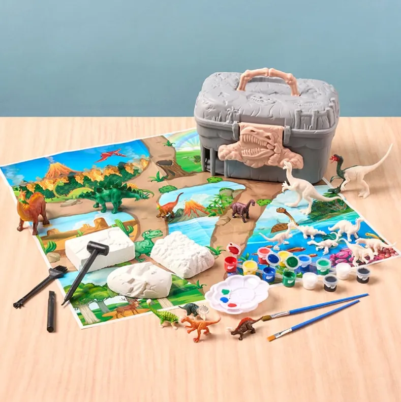 Kids' Archaeological Paint Set - Play, Paint Dinosaurs and Discover Fossils