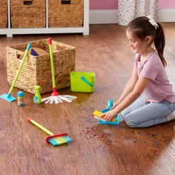 Kids' Cleaning Fun Play Set - 8 Colorful Pieces for Imaginative Play