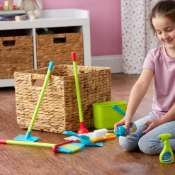 Kids' Cleaning Fun Play Set - 8 Colorful Pieces for Imaginative Play