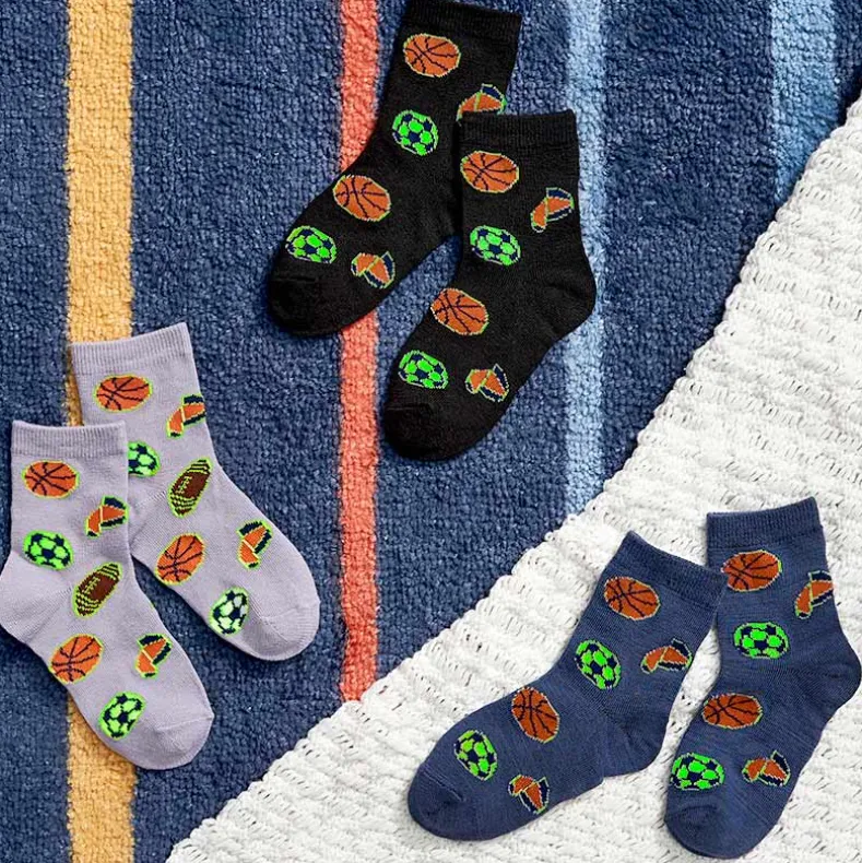 Kids' Glow in the Dark Socks 3 Pack
