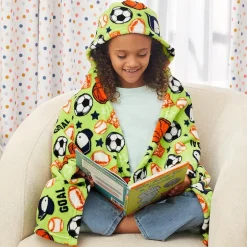 Kids' Hooded Fleece Throw