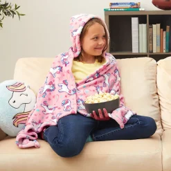 Kids' Hooded Fleece Throw