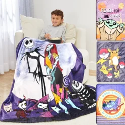 Kids Licensed Character Silk Touch Throw 46