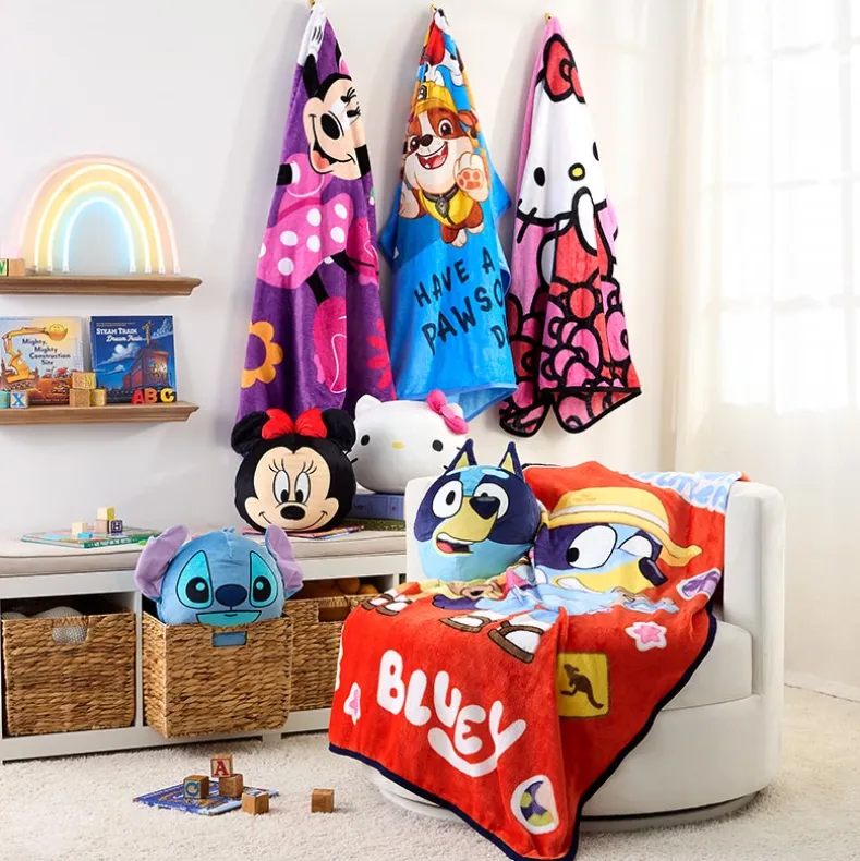 Kids' Popular Character Silk Touch Throw 46" x 60"