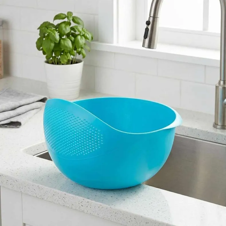 Kitchen Bowl with Colander - Wash and Drain