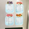 Kitchen Conversion Chart Magnets Set of 4