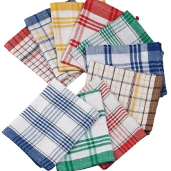 Kitchen Towels Assorted Colors and Patterns Set of 10