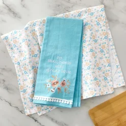 Kitchen Towels Spring Floral Set of 2