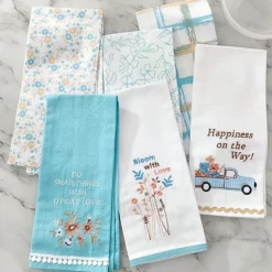 Kitchen Towels Spring Floral Set of 2
