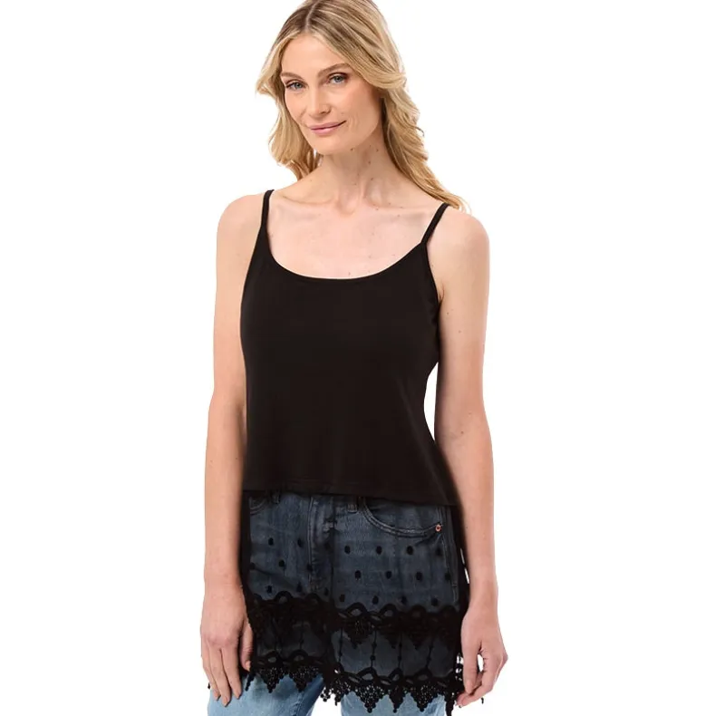 Lace Trim Camisole Top Extender