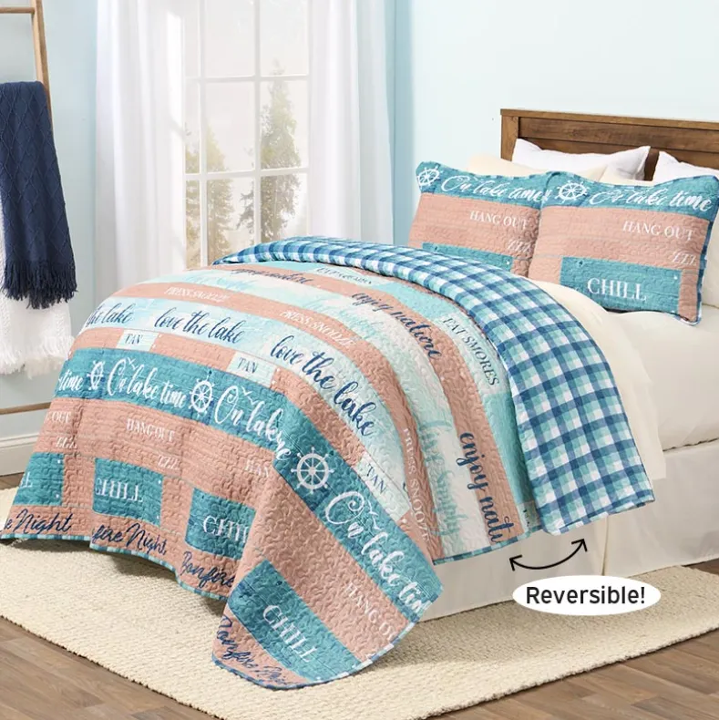 Lake Time Standard Quilt Sham
