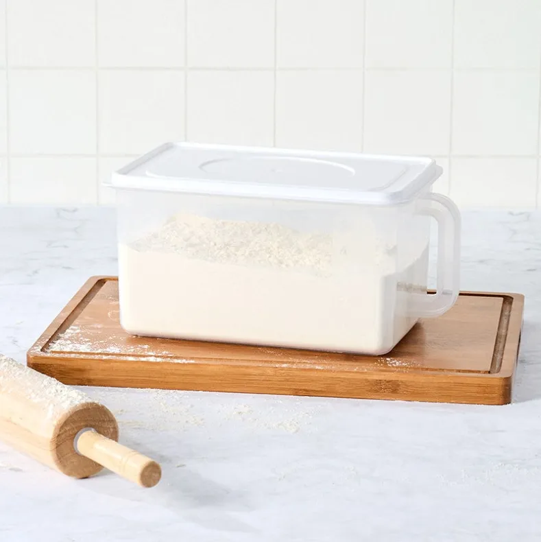Large Food Storage Container with Lid and Handle