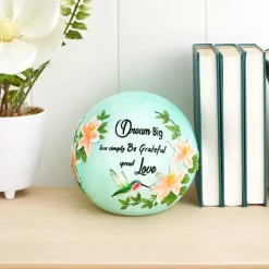 Lighted Ball Décor With Sentiment - Dream Big or Sunshine