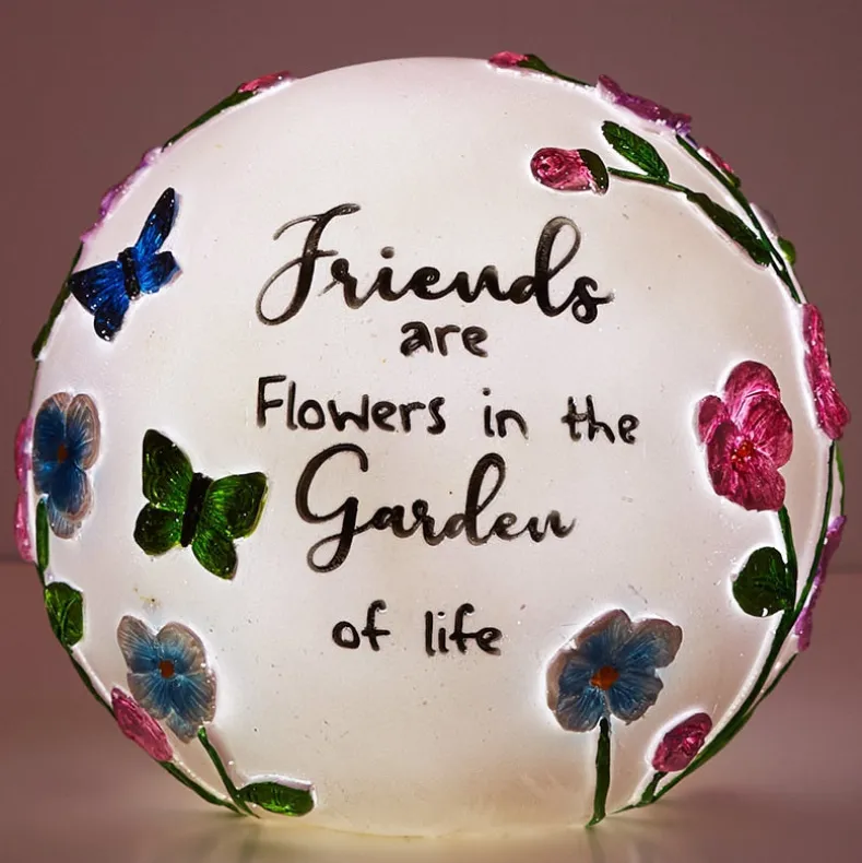 Lighted Ball Décor With Sentiment - Dream Big or Sunshine