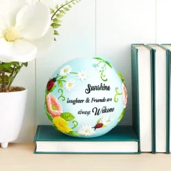 Lighted Ball Décor With Sentiment - Dream Big or Sunshine