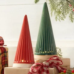 Lighted Ceramic Tabletop Tree Holiday Decor
