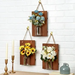 Lighted Flower Wall Sconce - Hydrangea, Sunflower, or White