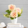 Lighted Potted Flower Spring Décor - Magnolia or Peony