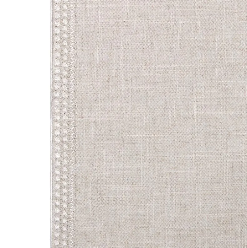 Linen Hemstitch Border Runner 14" x 54"