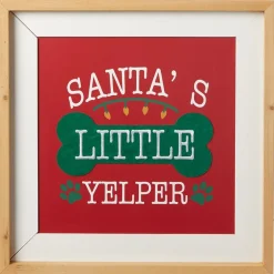 Little Yelper Christmas Wall Art