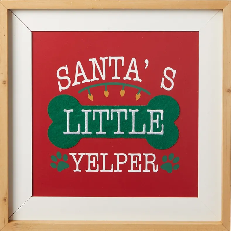 Little Yelper Christmas Wall Art