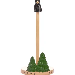 Lodge Kitchen Decor - Sponge Holder, Paper Towel Holder, Salt & Pepper