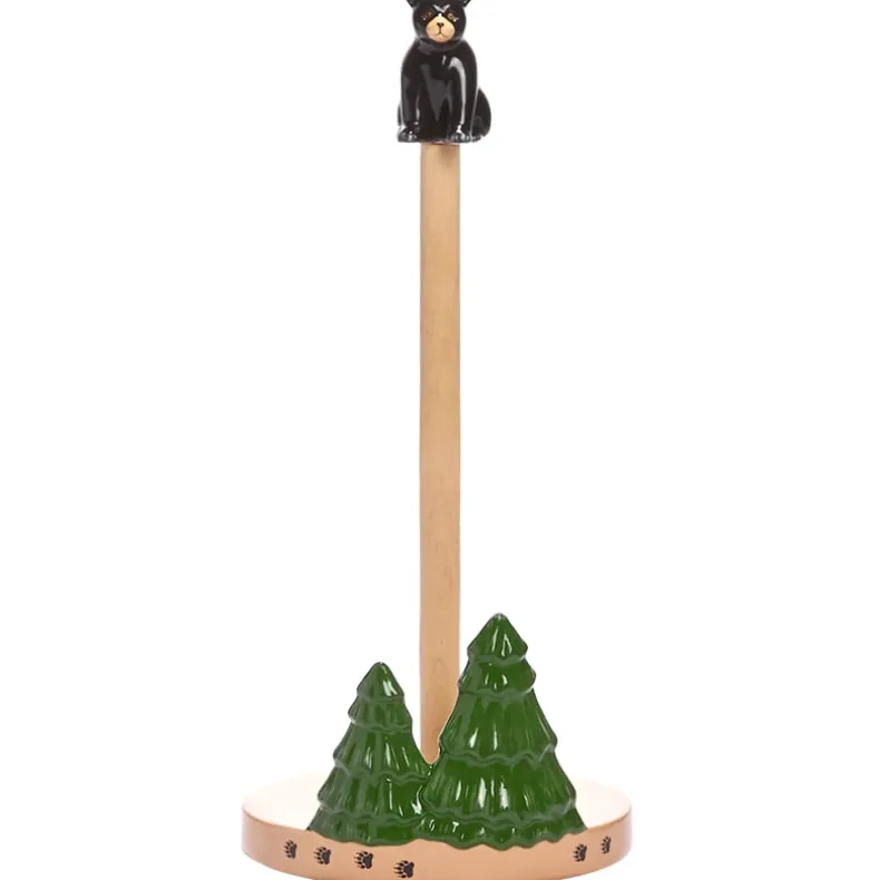 Lodge Kitchen Decor - Sponge Holder, Paper Towel Holder, Salt & Pepper