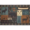 Lodge Washable Area Rug, Accent Rug or Runner Rug
