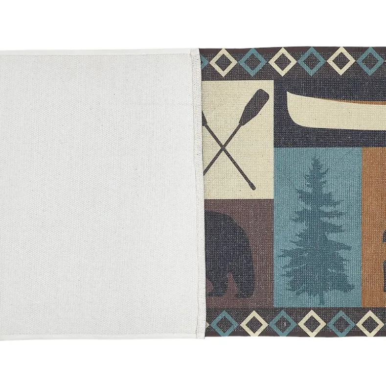 Lodge Washable Area Rug, Accent Rug or Runner Rug