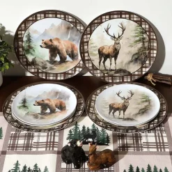 Lodge Wilderness Bear and Deer Salt and Pepper Shakers