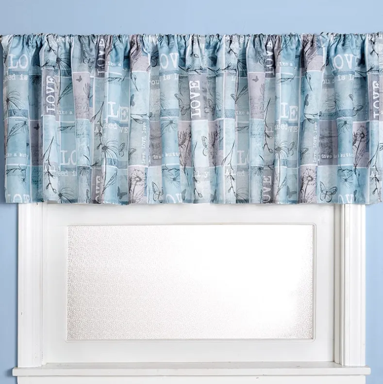 Love Is Bathroom Valance or Shower Hooks Set of 12