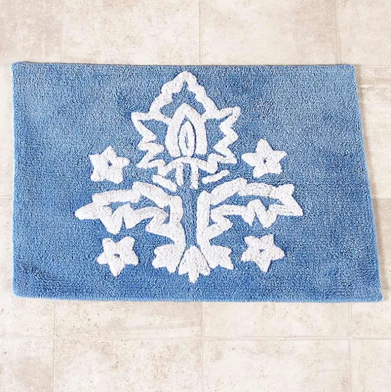 Madeleine Bathroom Rug, Hand Towels or Shower Hooks Set of 12