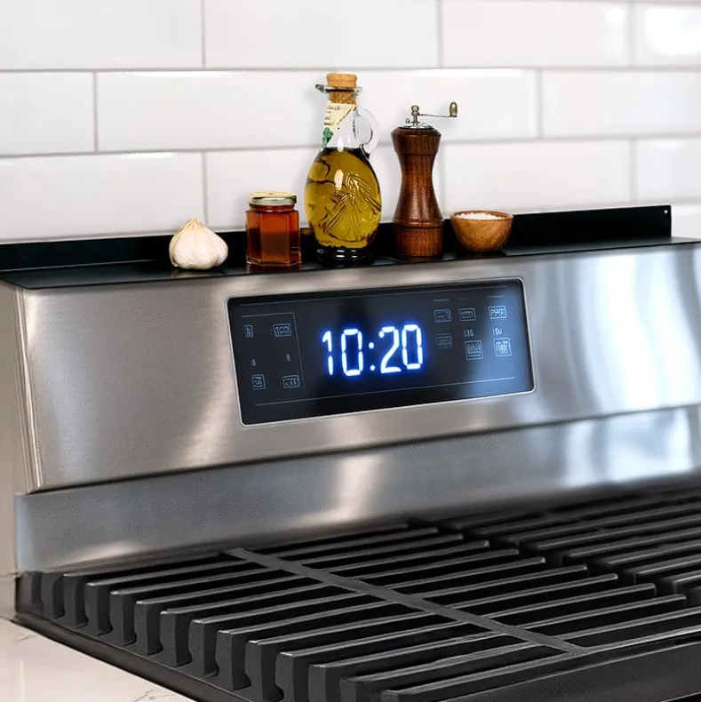 Magnetic Stovetop Storage Shelf in Stainless Steel - 2-Pc. - 15"L