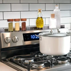 Magnetic Stovetop Storage Shelf in Stainless Steel - 2-Pc. - 15