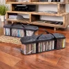Media Storage Bag Organizer with Handles for CDs Set of 2
