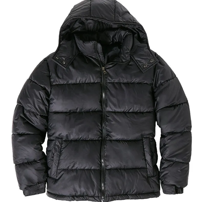 Men's Black Puffer Jacket