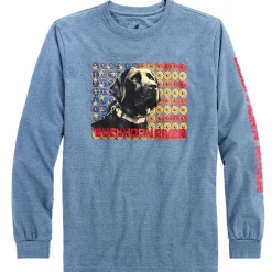Men's Buckhorn River Americana Long Sleeve Graphic T-Shirt