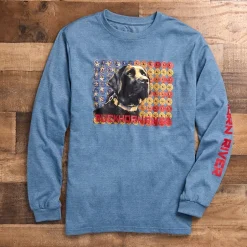 Men's Buckhorn River Americana Long Sleeve Graphic T-Shirt