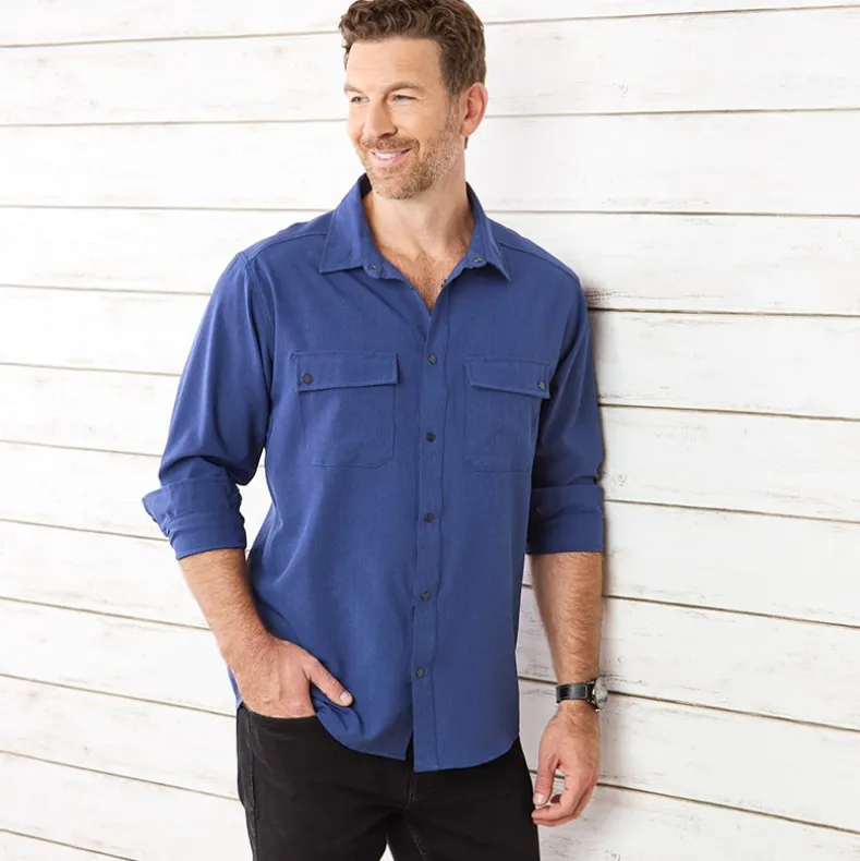 Men's Button-Up Long Sleeve Shirt