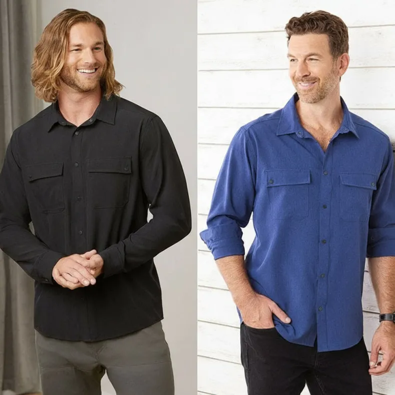 Men's Button-Up Long Sleeve Shirt