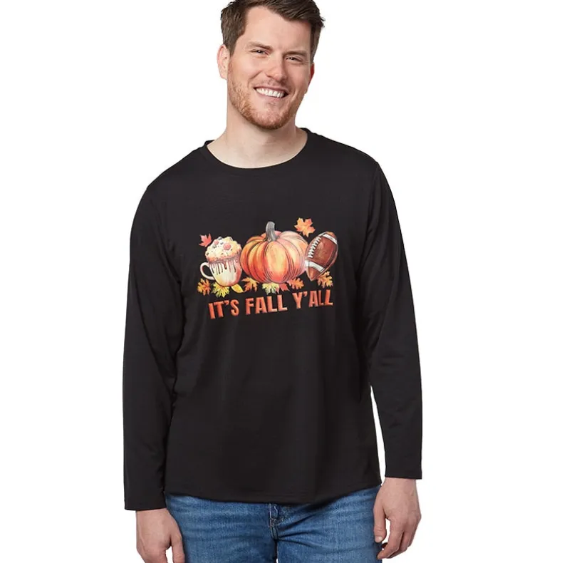 Men's Fall Long Sleeve T-Shirt