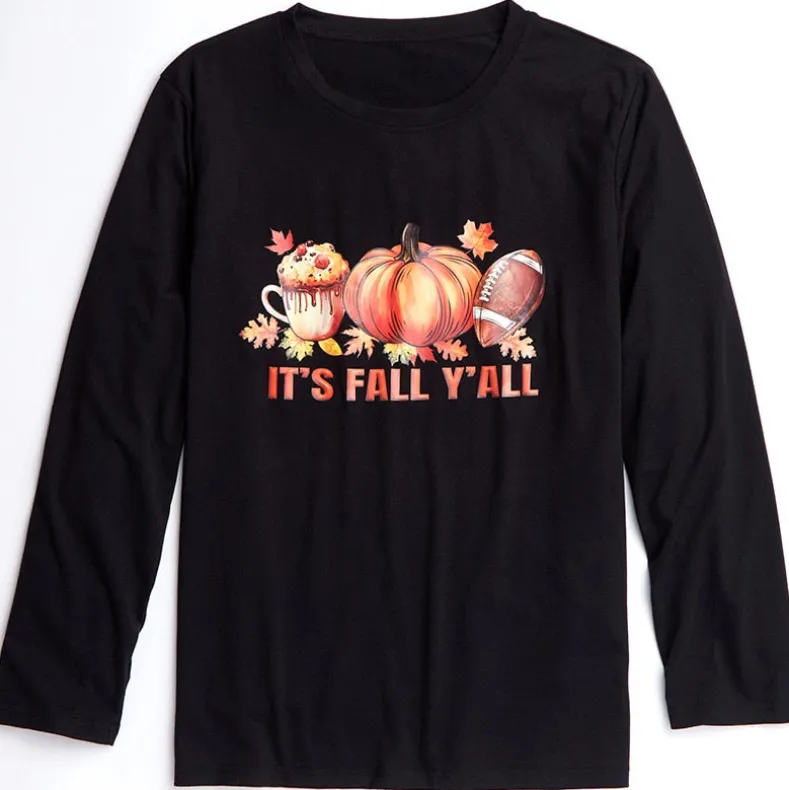 Men's Fall Long Sleeve T-Shirt