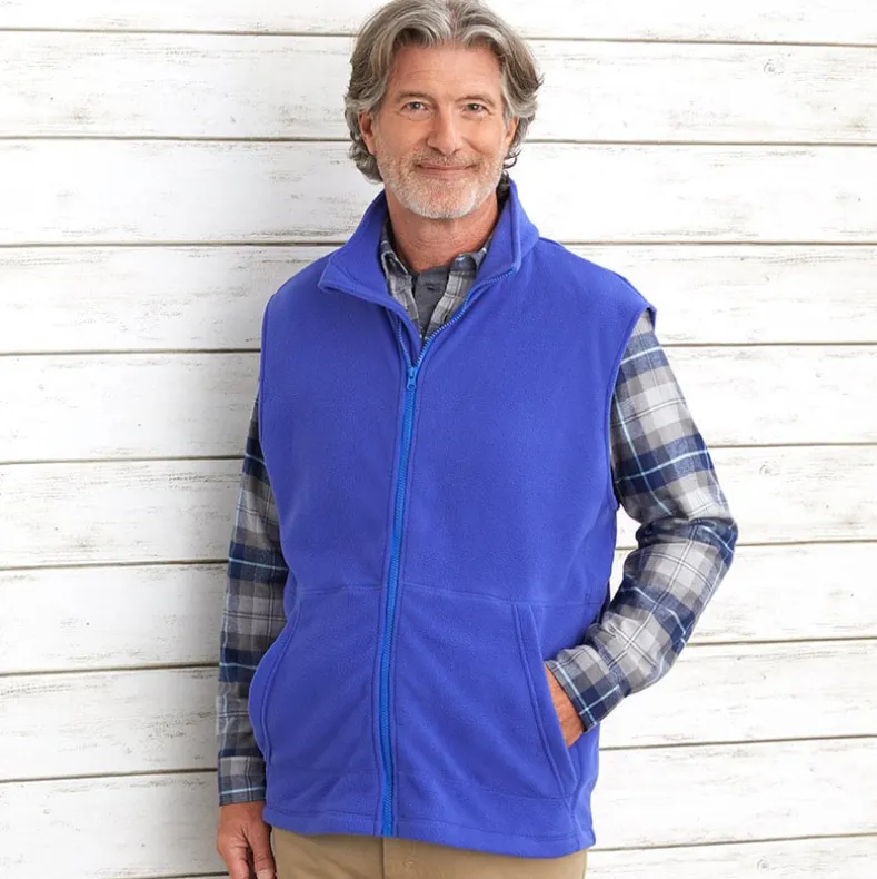 Men's Fleece Zip-Up Vest