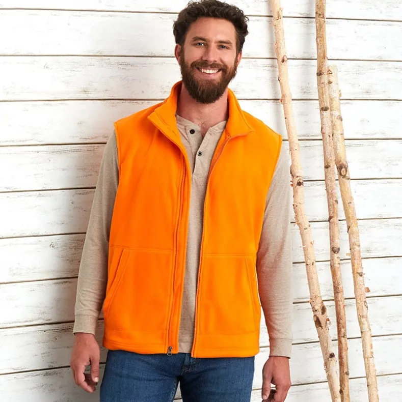 Men's Fleece Zip-Up Vest