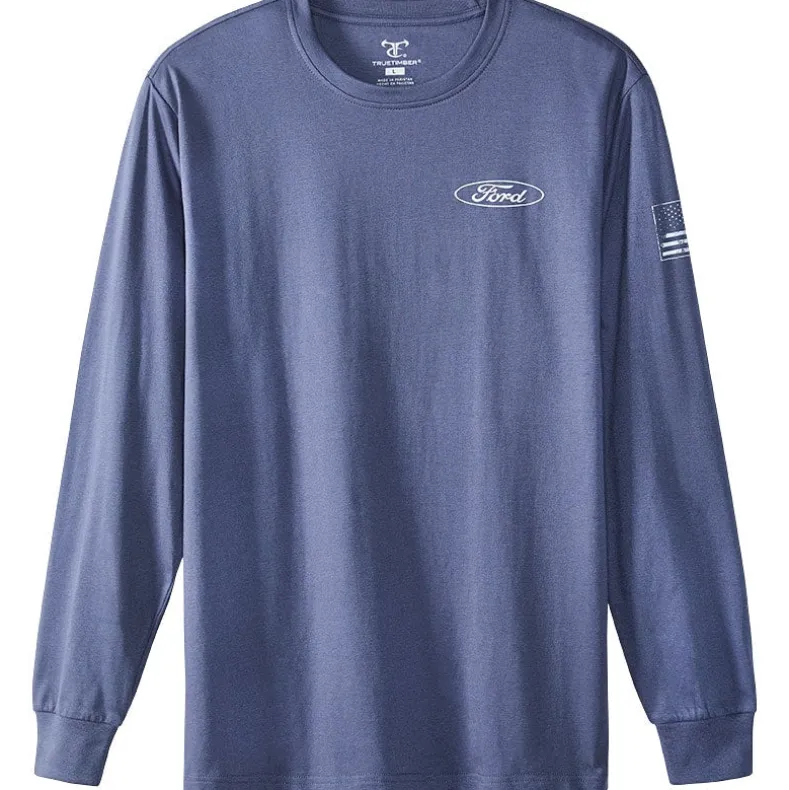 Men's Ford Car Long Sleeve Graphic T-Shirt