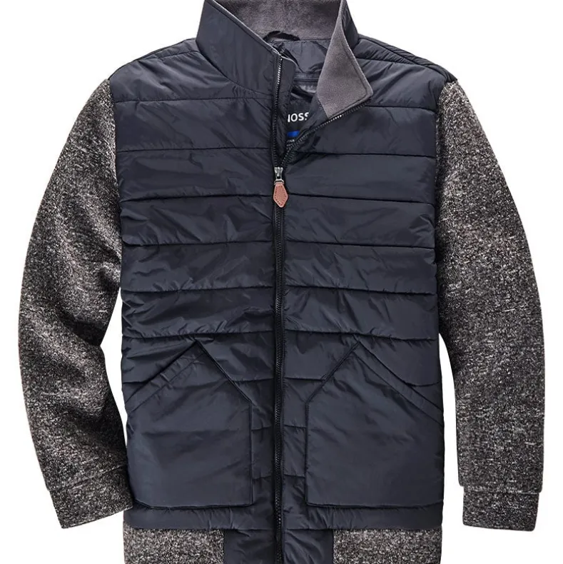 Men's Sweater Fleece Puffer Jacket