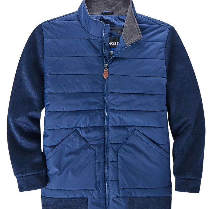 Men's Sweater Fleece Puffer Jacket