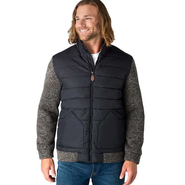 Men's Sweater Fleece Puffer Jacket