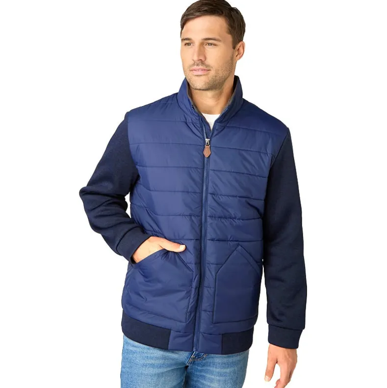 Men's Sweater Fleece Puffer Jacket