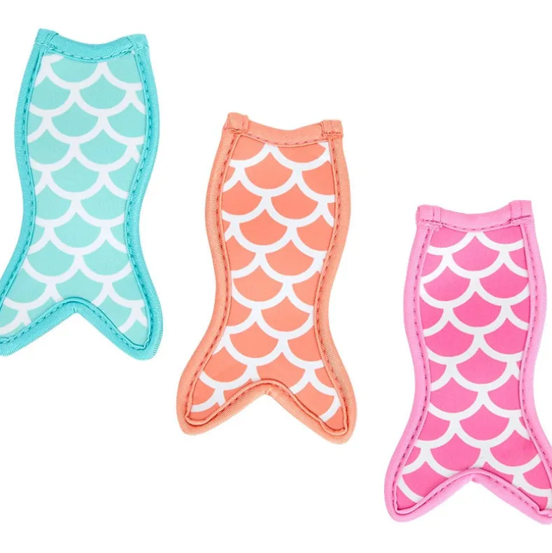 Mermaid Tail or Shark Frozen Treat Holders Set of 3